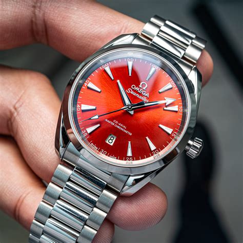 omega watches red|omega seamaster aqua terra 2022.